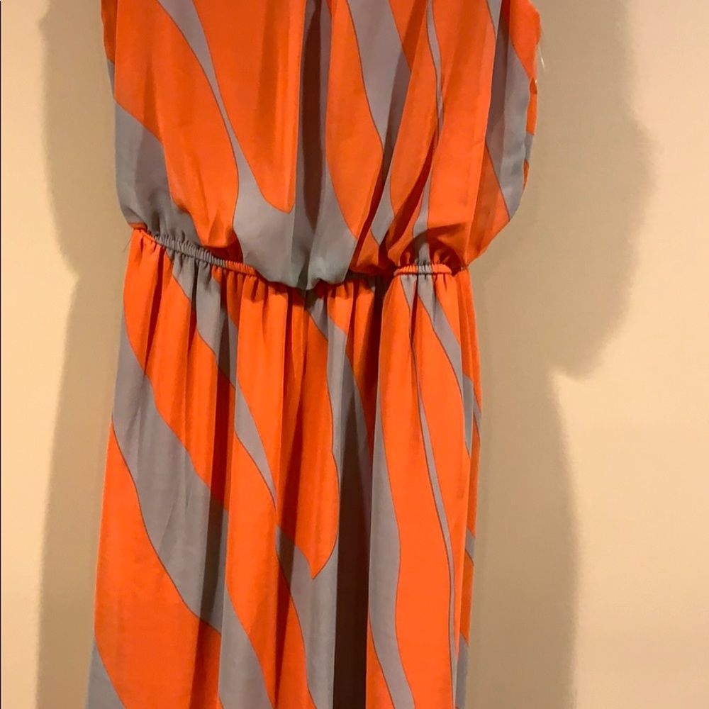 HP 🥳 Multicolor cinched waist dress S/M - Picture 4 of 4